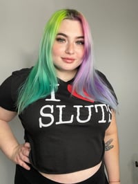 Image 3 of I HEART Sluts Crop TEE