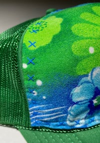 Image 2 of Vintage fabric trucker #V21