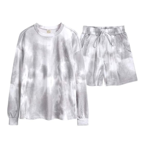 Image of GREY TIE DYE SET PRE-TEEN/ADULT