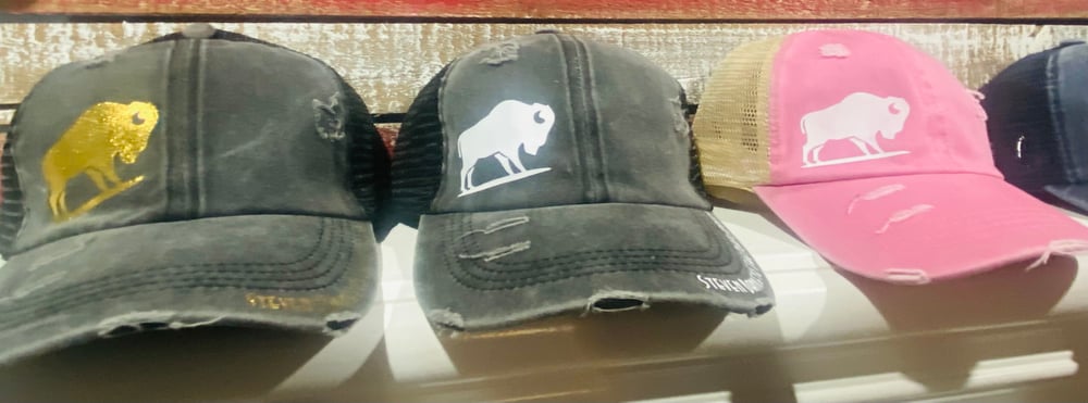 Pony Tail Hat - White Buffalo - Flatanders