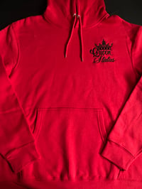 Image 2 of RED Hoodie (Unisex) with Embroidered Logos *Matches Red Joggers