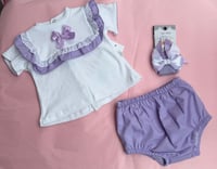 Image 4 of Bow jam pant set 