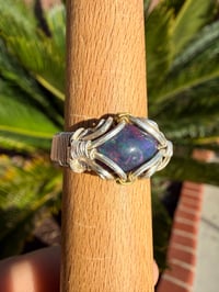 Image 3 of Smoked opal Sterling silver ring
