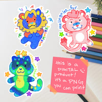 Image 2 of YCH Sticker Design