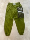Olive Poplin Parachute Pants with ParaPockets