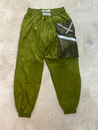 Image 1 of Olive Poplin Parachute Pants with ParaPockets