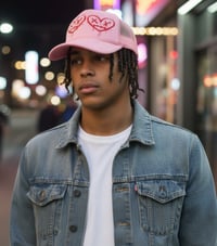 Image 1 of Two heart trucker hat