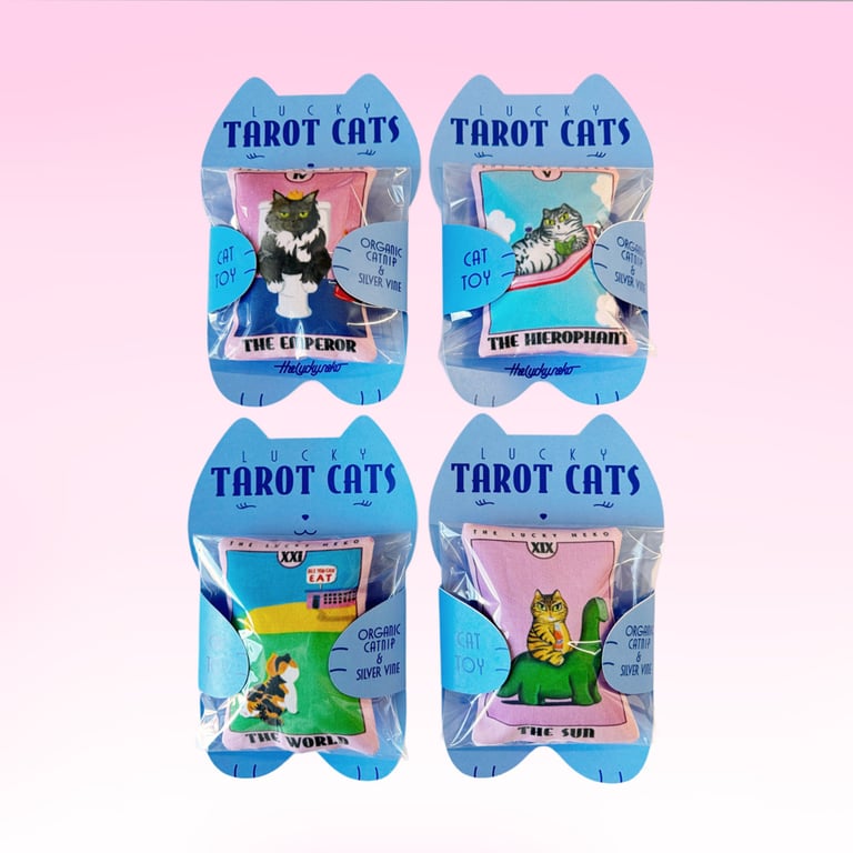 Lucky Tarot Cats Image 2