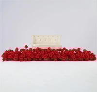 Image 1 of Red Flower runners 220 cm long  for rent only 