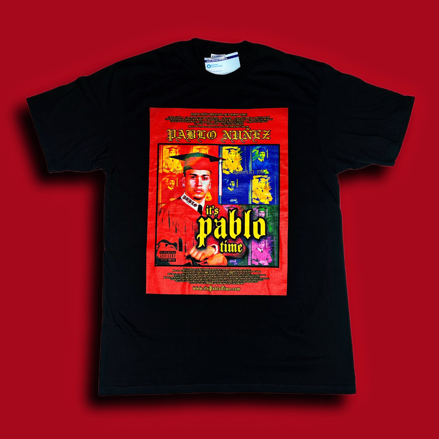 Image of It’s Pablo Time (Black T-Shirt)
