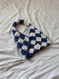 Image 3 of SAC VENEKA BICOLORE BLEU/BLANC