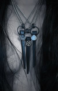 Image 5 of Set of 3 (or individual) coffin nail necklaces 