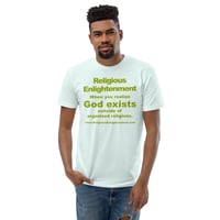 Image 1 of Religious Enlightenment Fitted Short Sleeve T-shirt