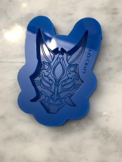 Image of Demon Vanquisher Mask Silicone Mold 