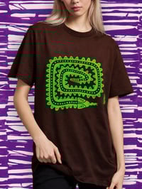 Image 2 of Acid Green Rattler Unisex Tee