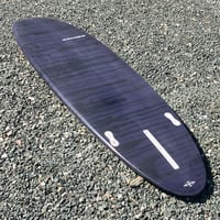 Image 5 of 7-6 Eclipse Midlength Egg Surfboard Resin Tint FCS11 Side Bites Centre Box 