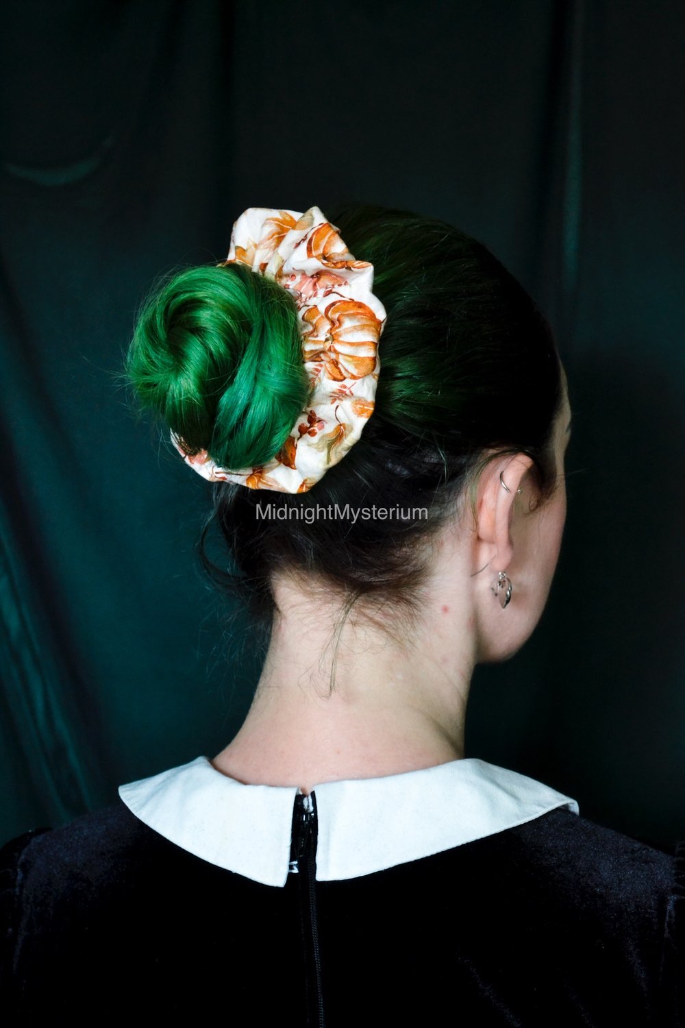 Autumn Pumpkins Scrunchie