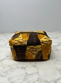 Image 6 of Handmade African Print Boxy Pouch - Tribal 2