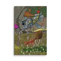 Image 3 of Robot Underwater Explorer of Ancient Caves Canvas