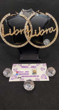 Image 2 of Zodiac Hoop Earring’s 
