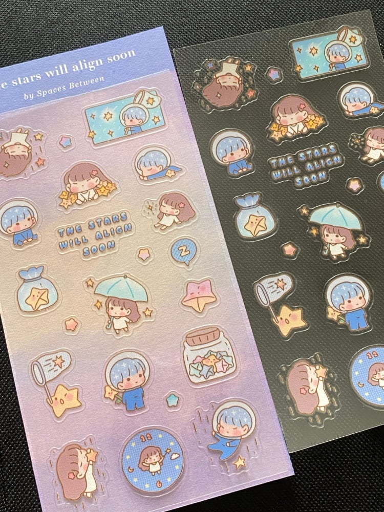 Image of The Stars Will Align Soon Sticker Sheet