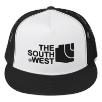 Image 1 of LOWER AZ The Southwest Black thread Trucker Cap