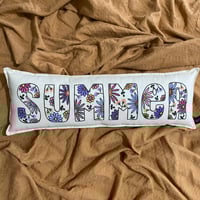 Image 5 of Vibrant Floral Personalised Cushion 