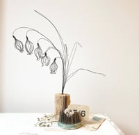 Image 1 of Wire Bluebells Sculpture