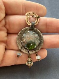 Image 4 of Kuchi pendant with resin opal