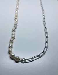 Image 1 of Pearls and chain