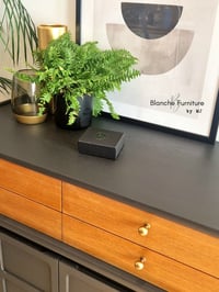 Image 3 of Gorgeous Nathan Sideboard in Ash Grey, Walnut