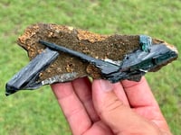 Image 6 of Vivianite & Ludlamite on Matrix Specimen |Brazil #2860