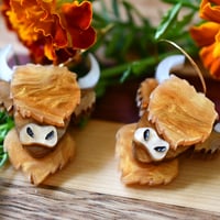 Image 1 of Harper the Highland Cow - hoop earrings 