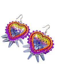 Image 1 of Spiked Sunset Hearts 