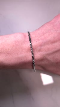 Image 3 of Rounded box chain bracelet 