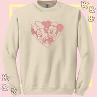 Image 3 of Mickey & Minnie Love Heart