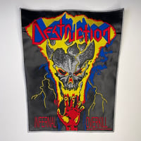 Image 2 of Destruction - Infernal Overkill Embroidery On Faux Leather Back Patch