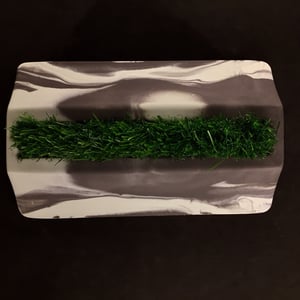 Image of Wired Ramps Mini Quarter Planter (Dark Grey and Light Green)