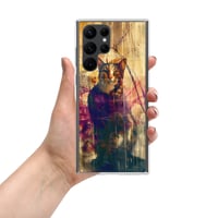 Image 13 of Beautiful Colorful Oil Painting Tabby Cat Inspired Clear Case for Samsung®