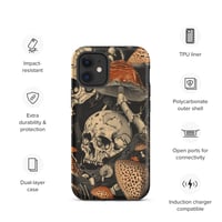 Image 9 of Goblincore Skull and Mushroom Grunge/Punk Tough Case for iPhone®