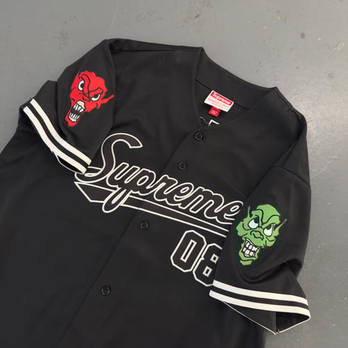 Image of Supreme x Mitchell & Ness Downtown Hell Jersey, size XL