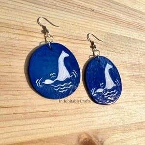 Loch Ness Monster Earrings