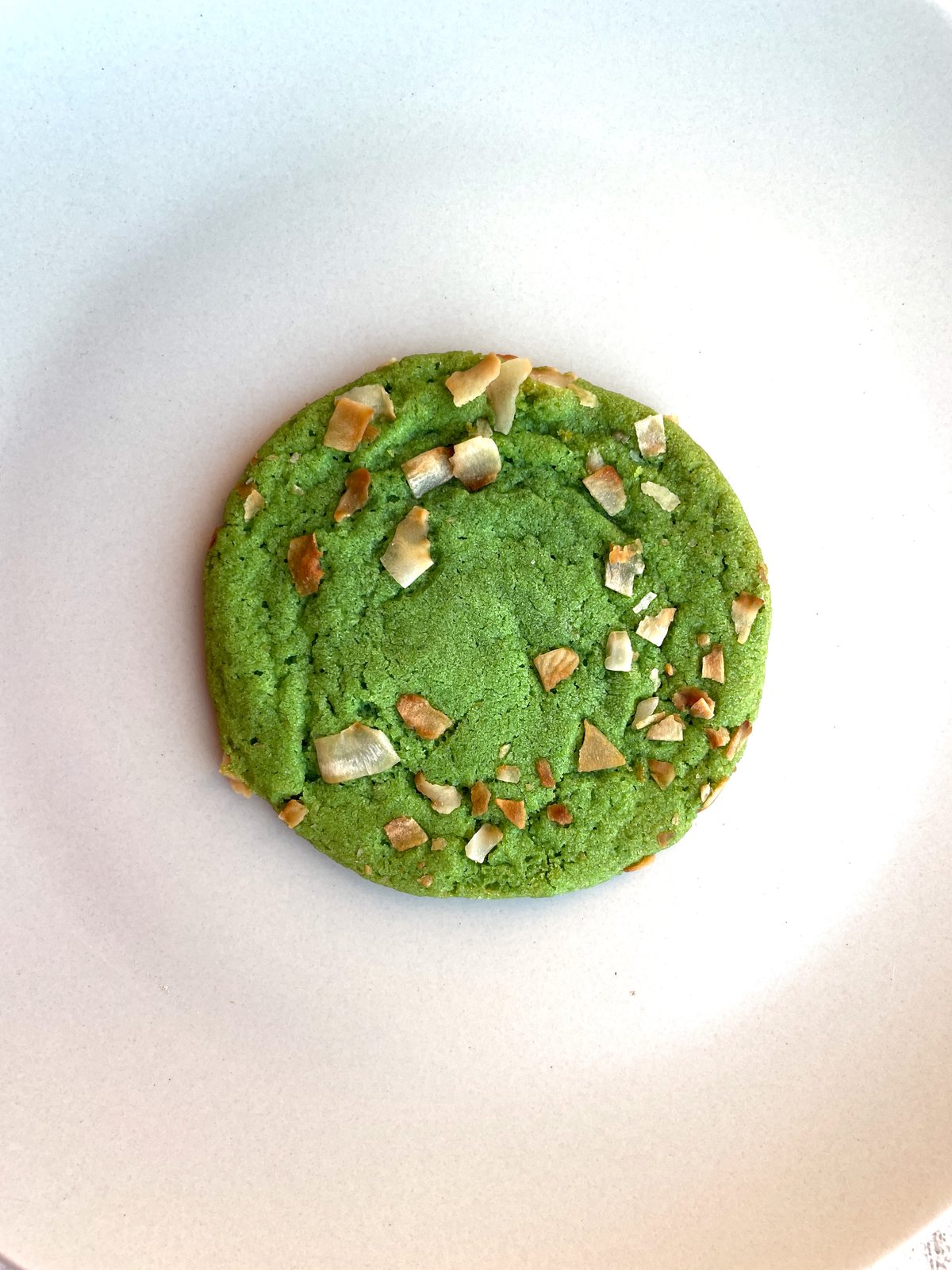 Pandan Coconut Cookie Available Without Coconut Obapan Bakery   Pandan Coconut Cookie 