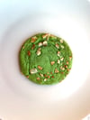 pandan-coconut cookie (available without coconut)