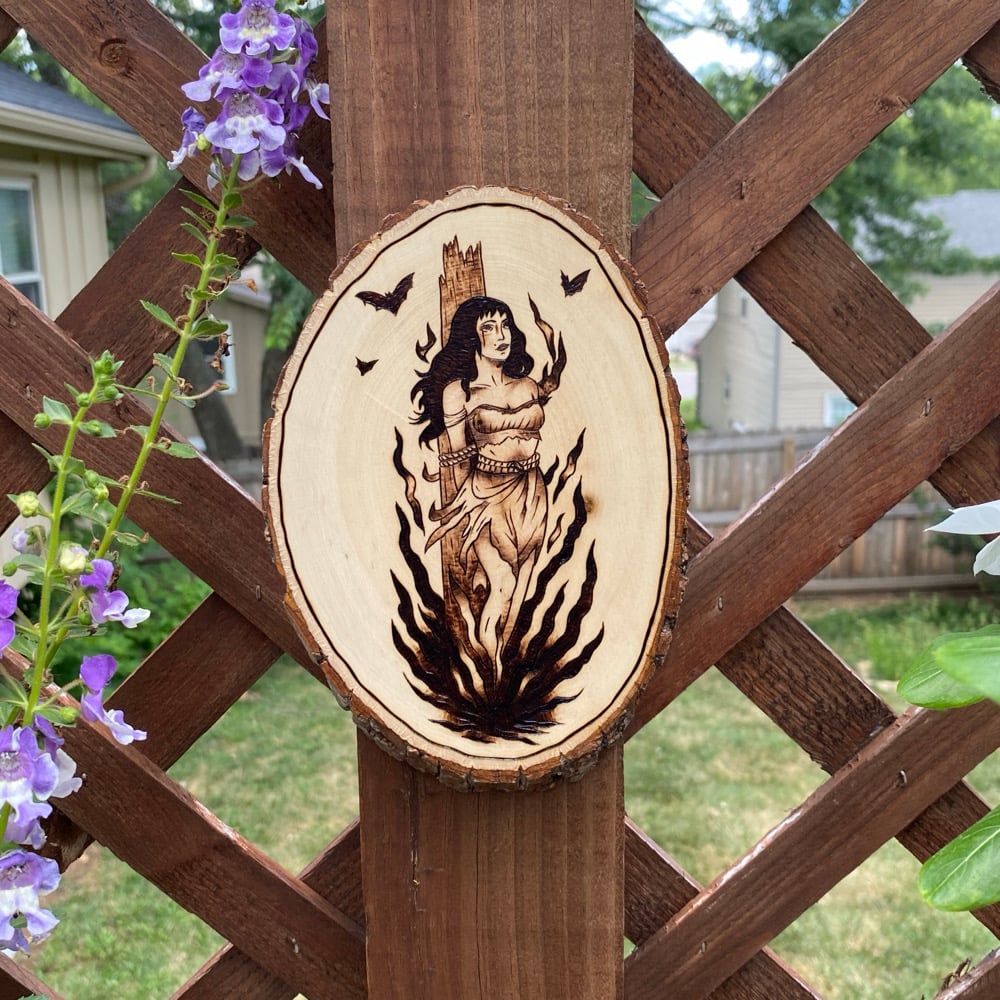 Image of Save the Witch Wood Art