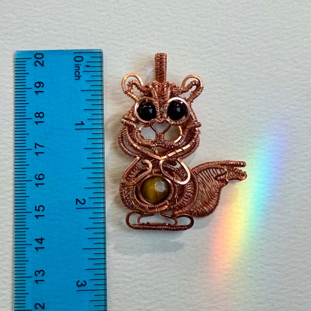 Image of Chipmunk Pendant for Sarah B. 