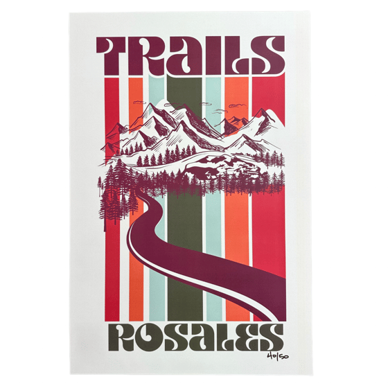 Image of “Happy Trails” Poster LIMITED EDITION