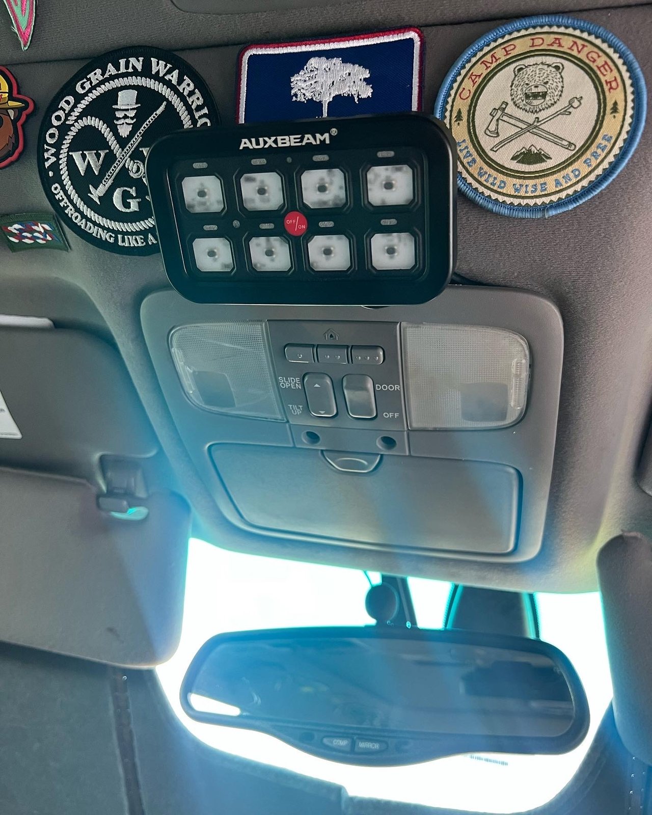 No Drill Overhead switch panel bracket | Treaty Oak Offroad