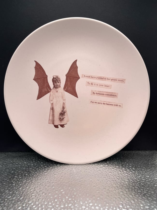 Late 1800's Gentle Tears Kid Story Plate