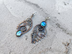 Earrings with pearl